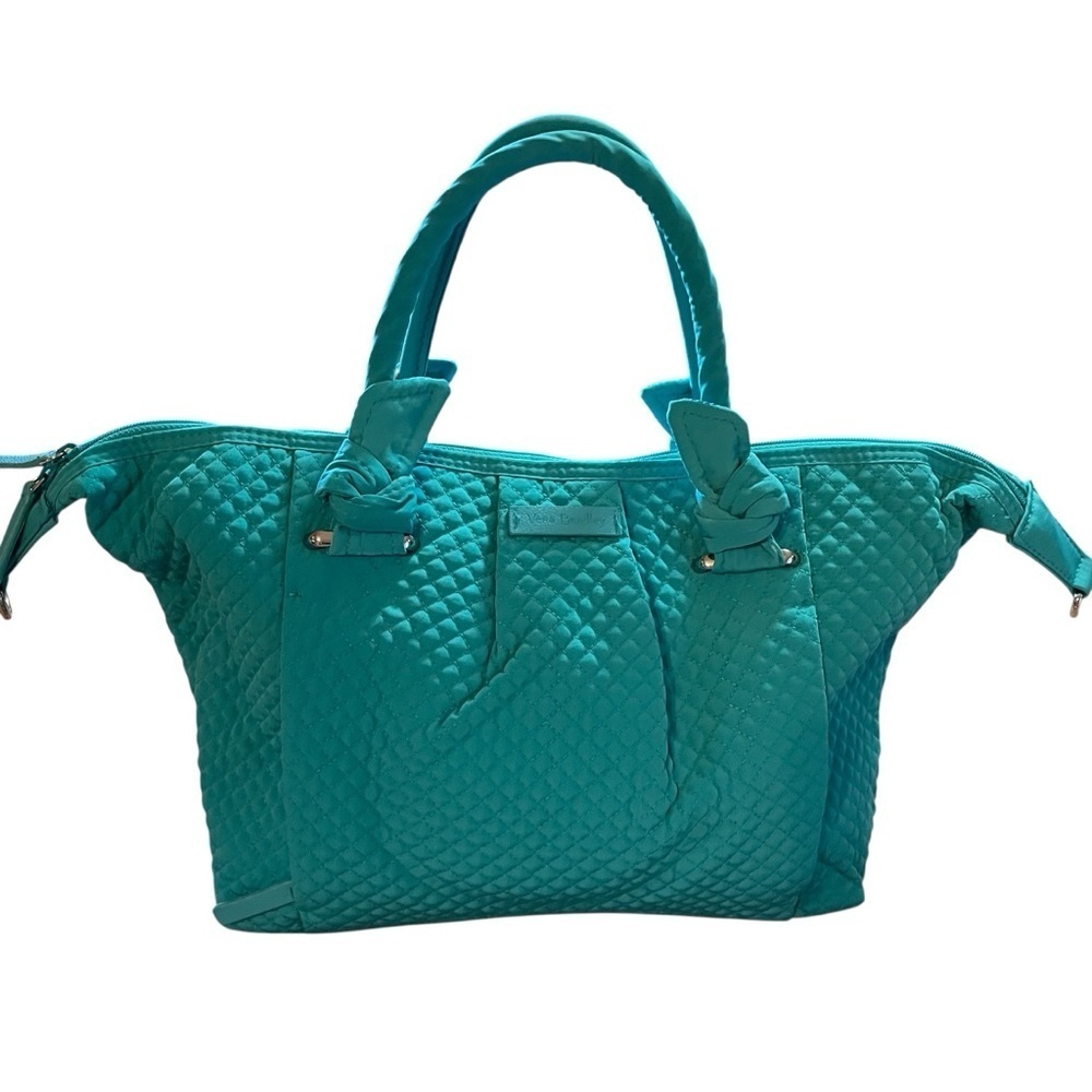 Vera Bradley Hadley-On The Go Multi fibre/Bag/Crossbody/Tote-NWT-Turquoise - Picture 4 of 13